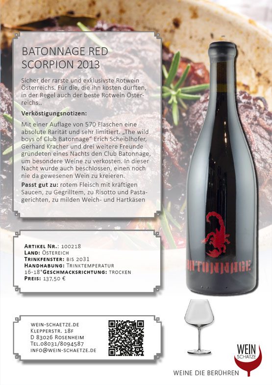 BATONNAGE Red Scorpion 2013