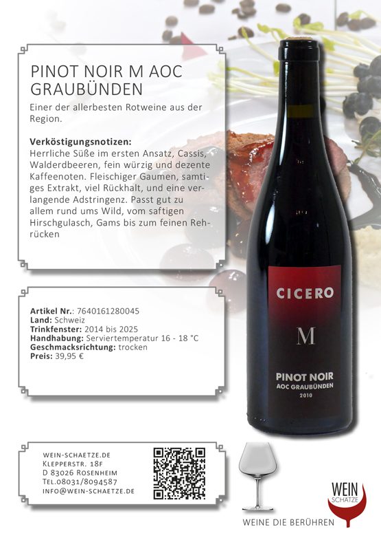 Pinot Noir M AOC Graubünden - 7640161280045